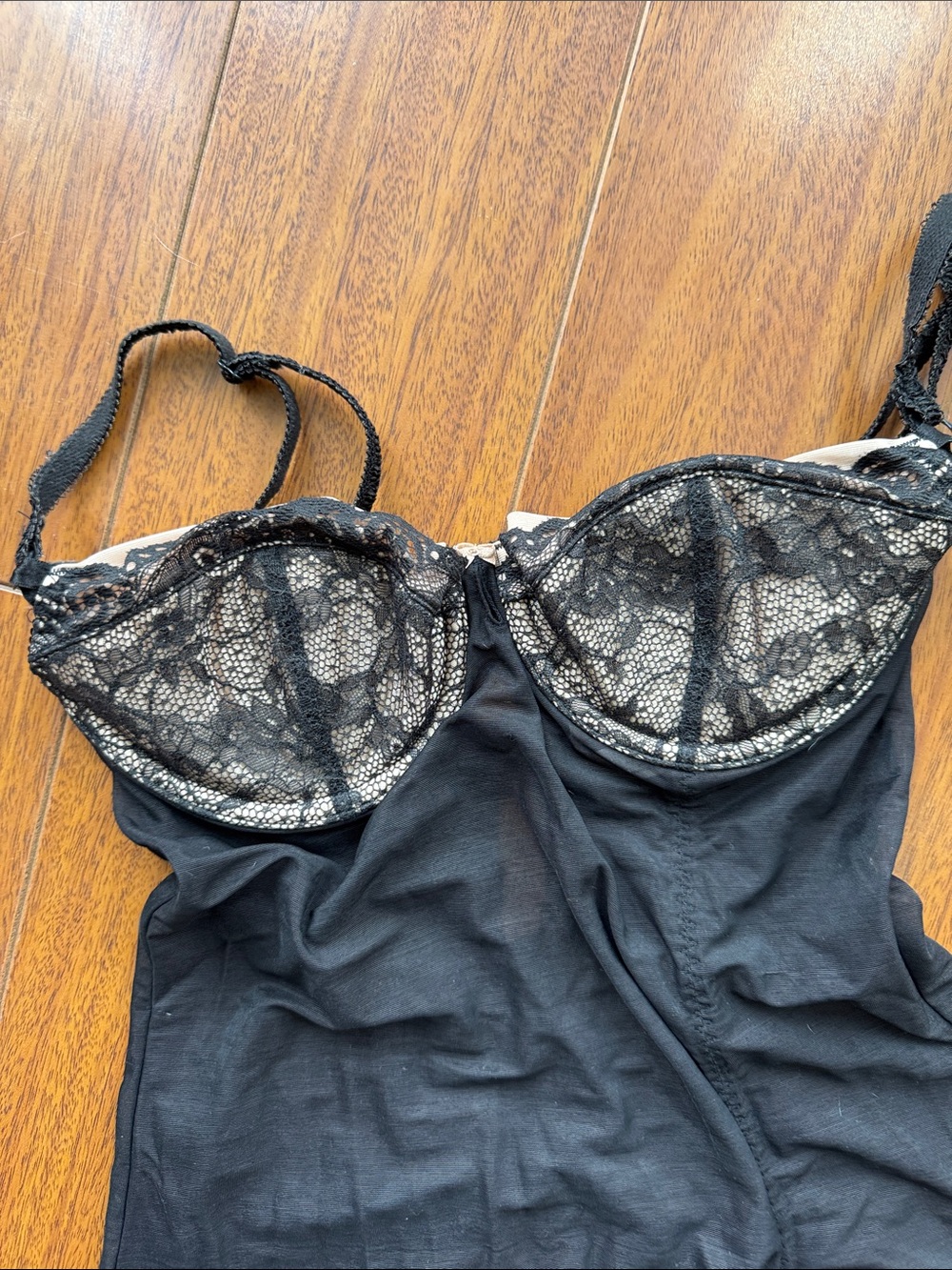 Victorias Secret Y2K Vintage Classic Black Lace Chemise - Women's Intimates - Picture 8 of 10